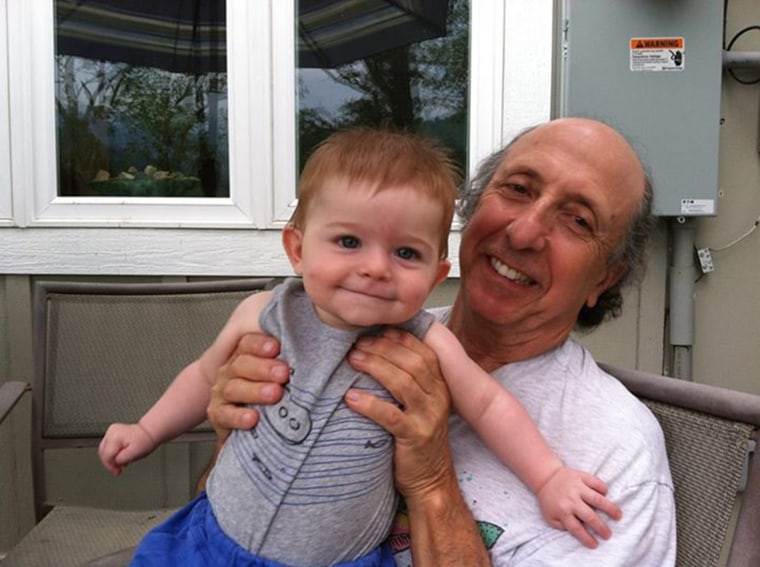 Image: Marty Emanuel and grandson