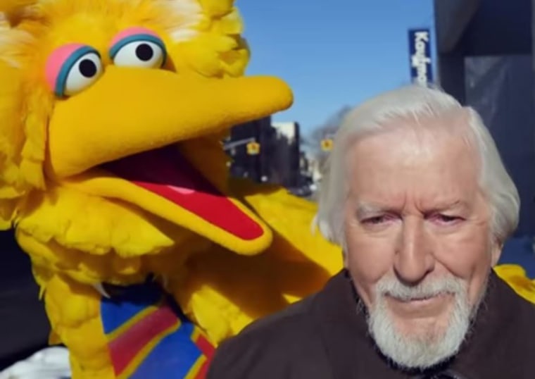 Image: Big Bird and Caroll Spinney