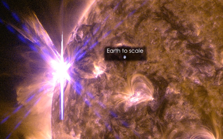 Image: Sun-Earth comparison