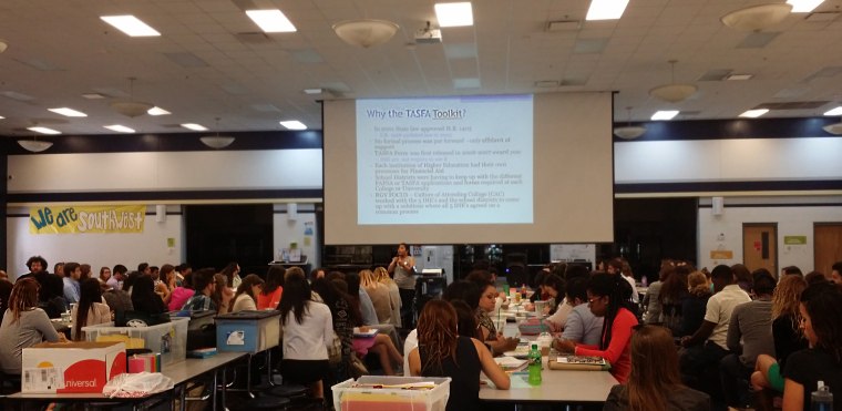 Image: More than 150 Teach for America teachers assigned to various schools throughout the Rio Grande Valley attended a recent DACA training session in Pharr, Texas.