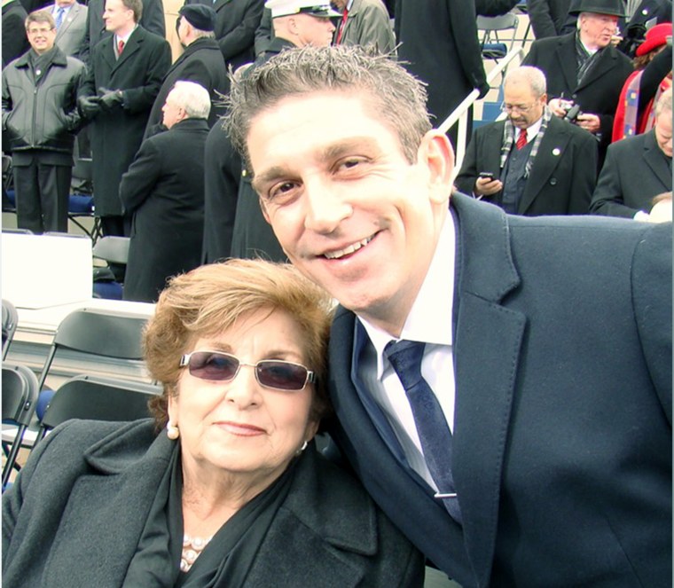 Image: Richard Blanco with his mother Geysa