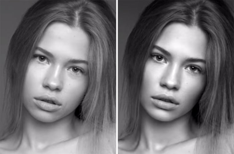 Time-Lapse 90 Minutes of Retouching in 90 Seconds - before and after