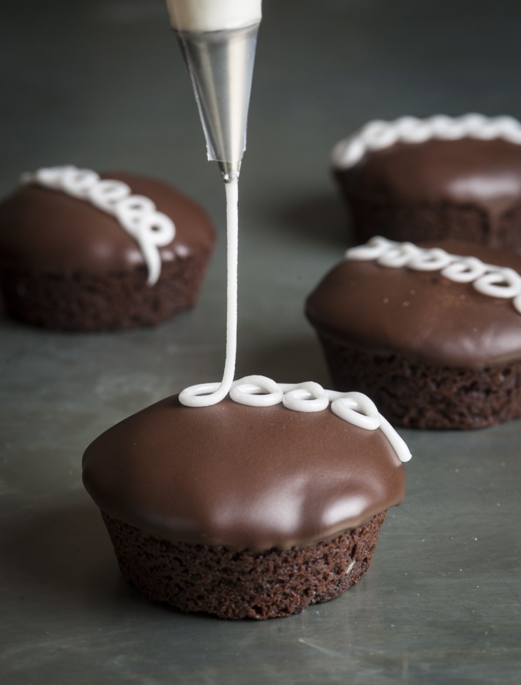 Hostess-style gluten-free chocolate cupcakes