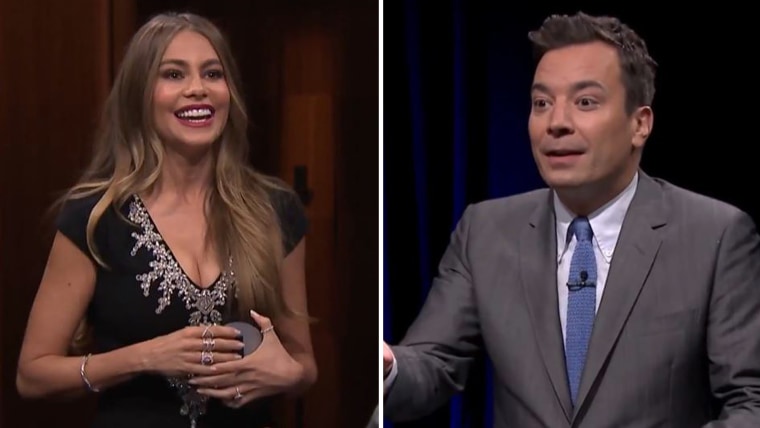 Sofia Vergara plays Catchphrase with Jimmy Fallon