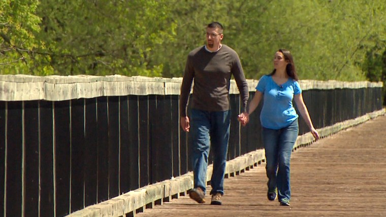 Steve Abbott and Jean Abbott, a woman misdiagnosed with cerebral palsy for over 30 years who is walking again with help of a pill