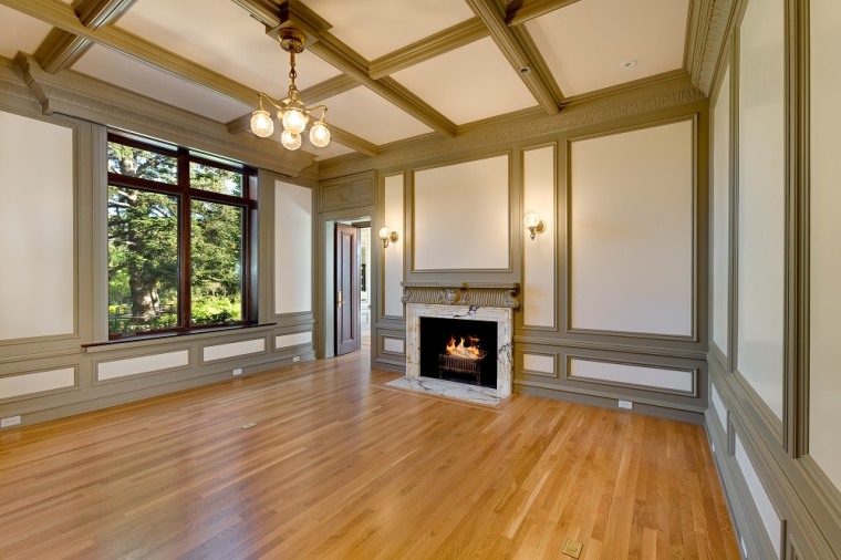 The parlor room after the renovation.