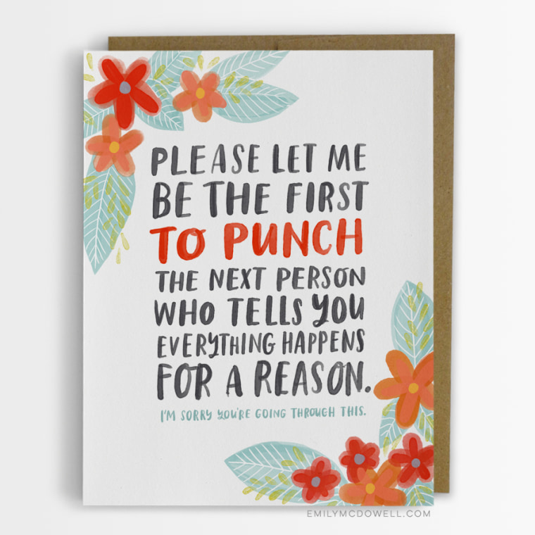 Empathy Card from Emily McDowell Studio.