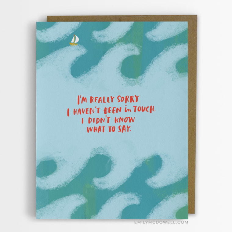 Empathy Card from Emily McDowell Studio.