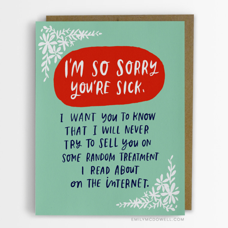 Empathy Card from Emily McDowell Studio.