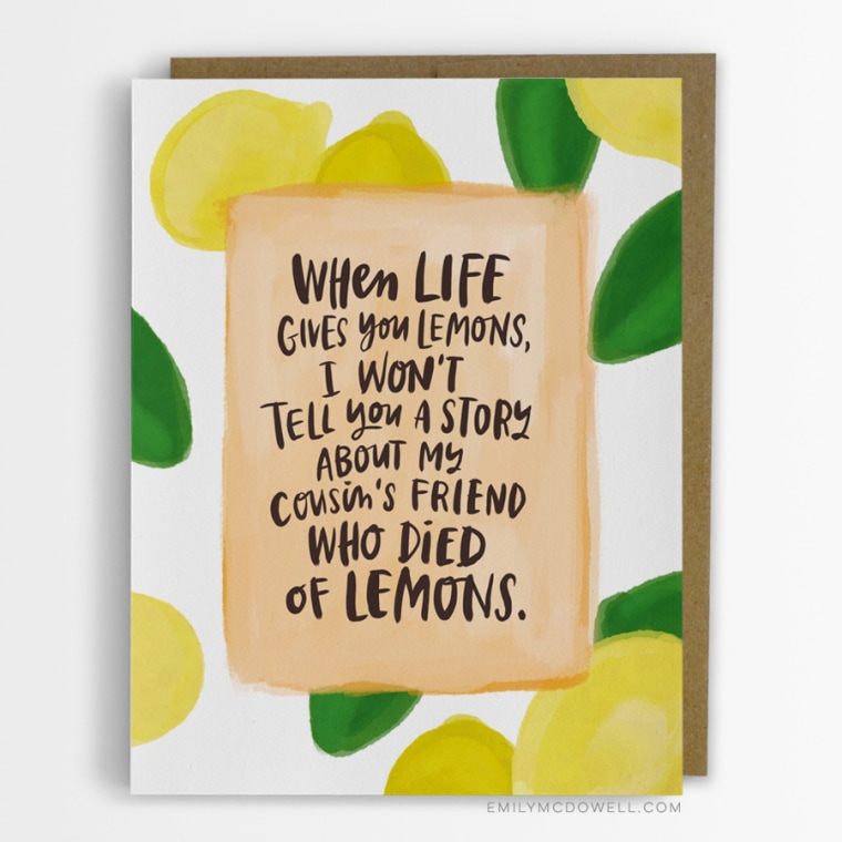 Empathy Card from Emily McDowell Studio.