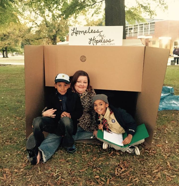 Timmy, his brother, Tommy, and their mom