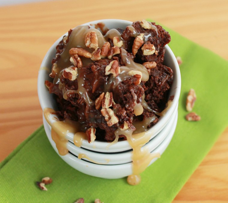 Slow Cooker Turtle Pudding Cake