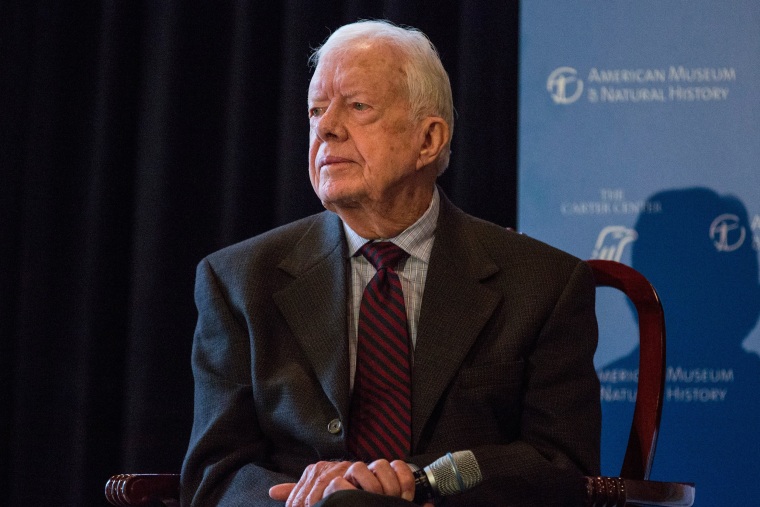 Image: FILE: Jimmy Carter Falls Ill On Trip To Guyana