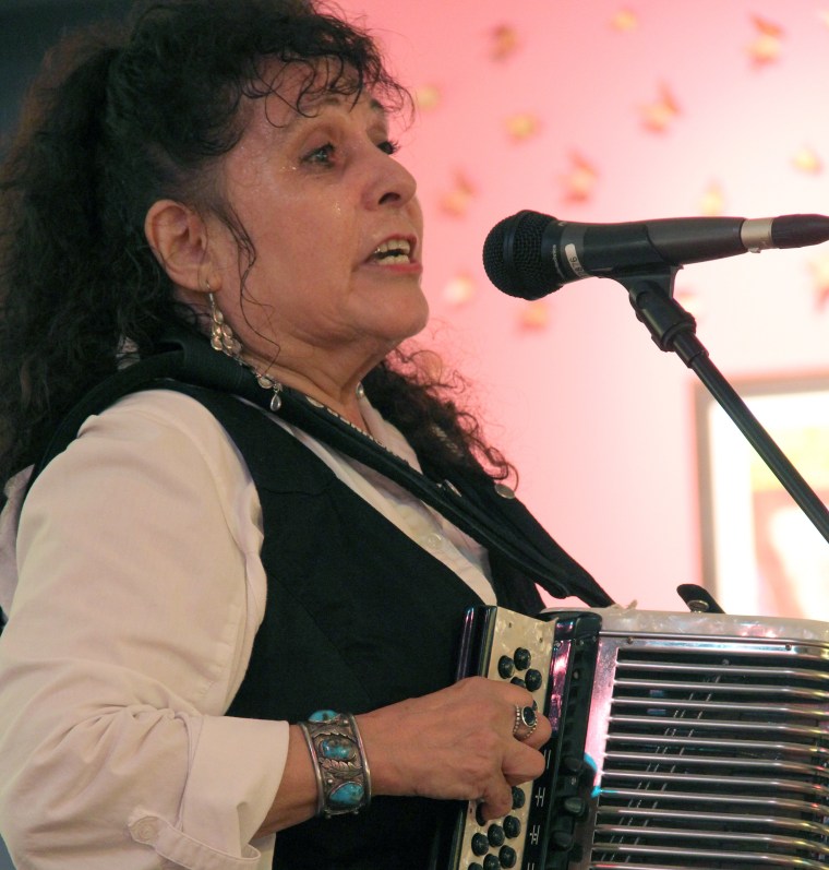 Image:  Conjunto music legend Eva Ibarra