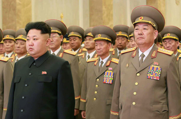 Image: Kim Jong Un and Hyon Yong Chol