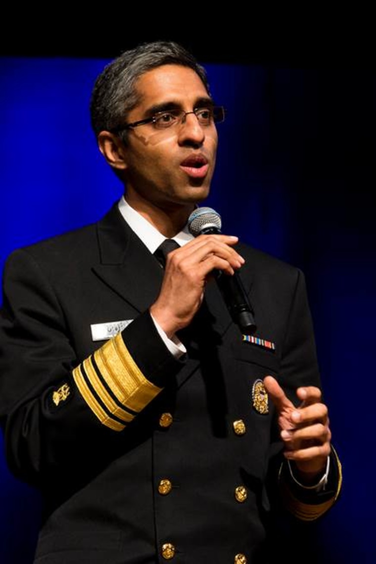 Surgeon General of the United States Dr. Vivek Murthy delivers remarks following the announcement of his appointment as Co-Chair of the White House Initiative on Asian Americans and Pacific Islanders, May 12, 2015.