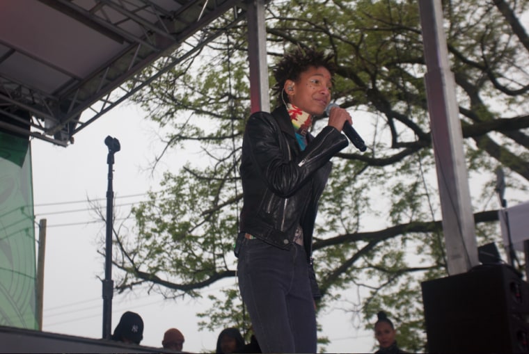 Willow Smith sang a variety of songs about self-discovery and teen angst.