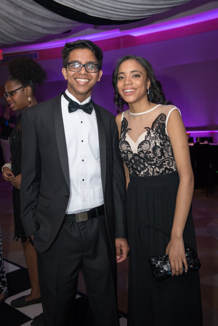 Sasha Arias, who was named the 2014 Prom Princess at the prom for The Children's Hospital at Montefiore, returned with a guest for this year's event.