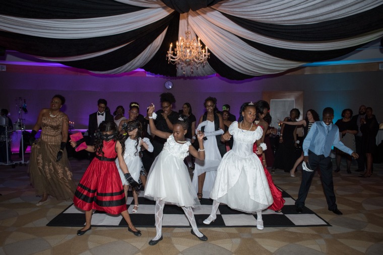 Teens dance the night away at a prom hosted by The Children's Hospital at Montefiore.