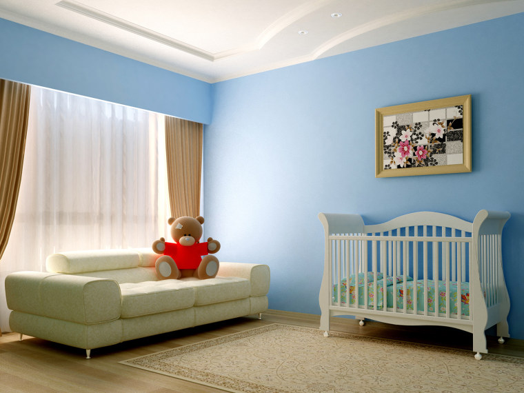 Blue baby room