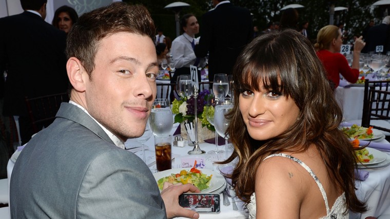 Cory Monteith and Lea Michele