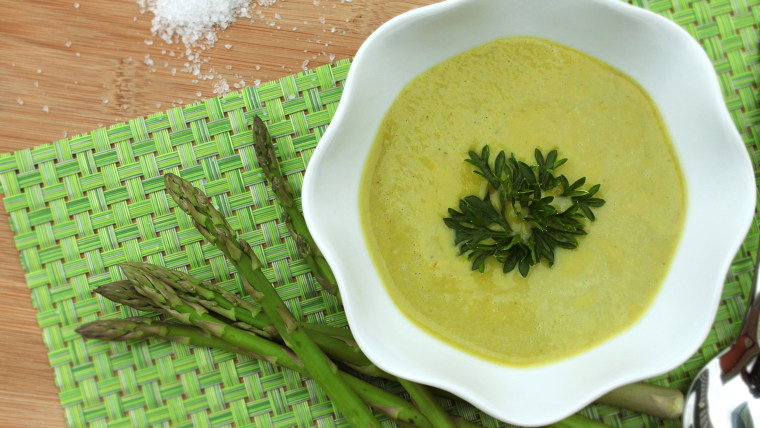 Slow Cooker Asparagus Soup