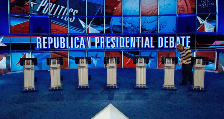 Image: Republican Debate at St Anselm College in New Hampshire