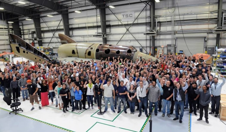 Virgin Galactic's SpaceShipTwo  Puts 'Weight on Wheels'