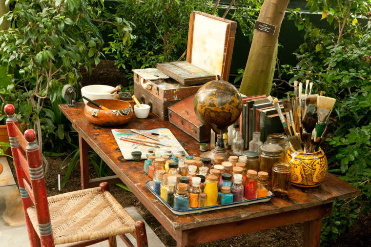 Image: A re-imagining of Frieda Khalo's studio overlooking the garden.