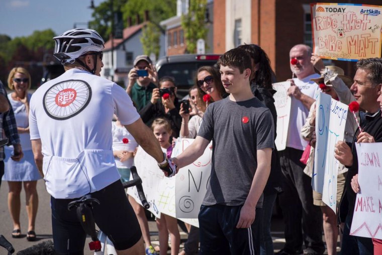 Matt Lauer meets 13-year-old Dylan