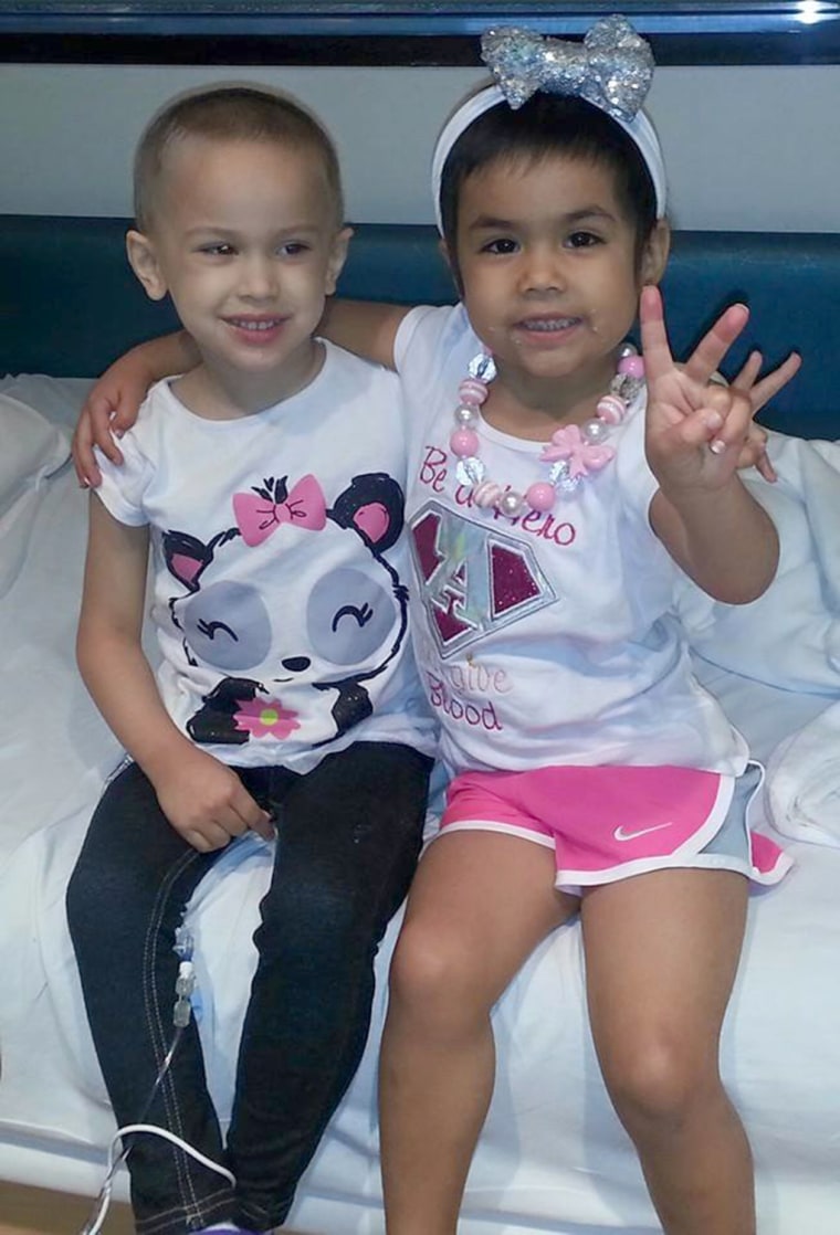 Inspirational tale of two little girls who became best friends while battling cancer in hospital