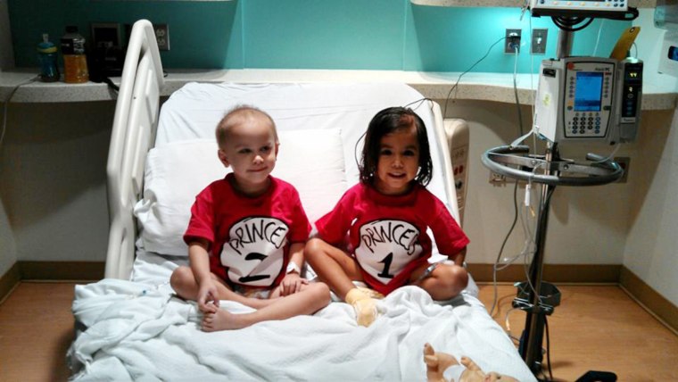 Inspirational tale of two little girls who became best friends while battling cancer in hospital