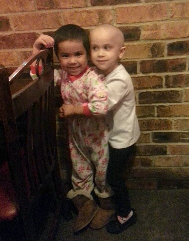 Inspirational tale of two little girls who became best friends while battling cancer in hospital