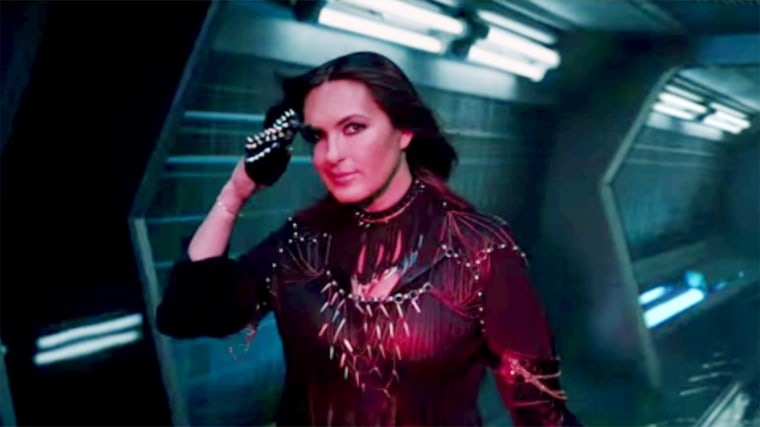 Mariska Hargitay in Taylor Swift's video, "Bad Blood."