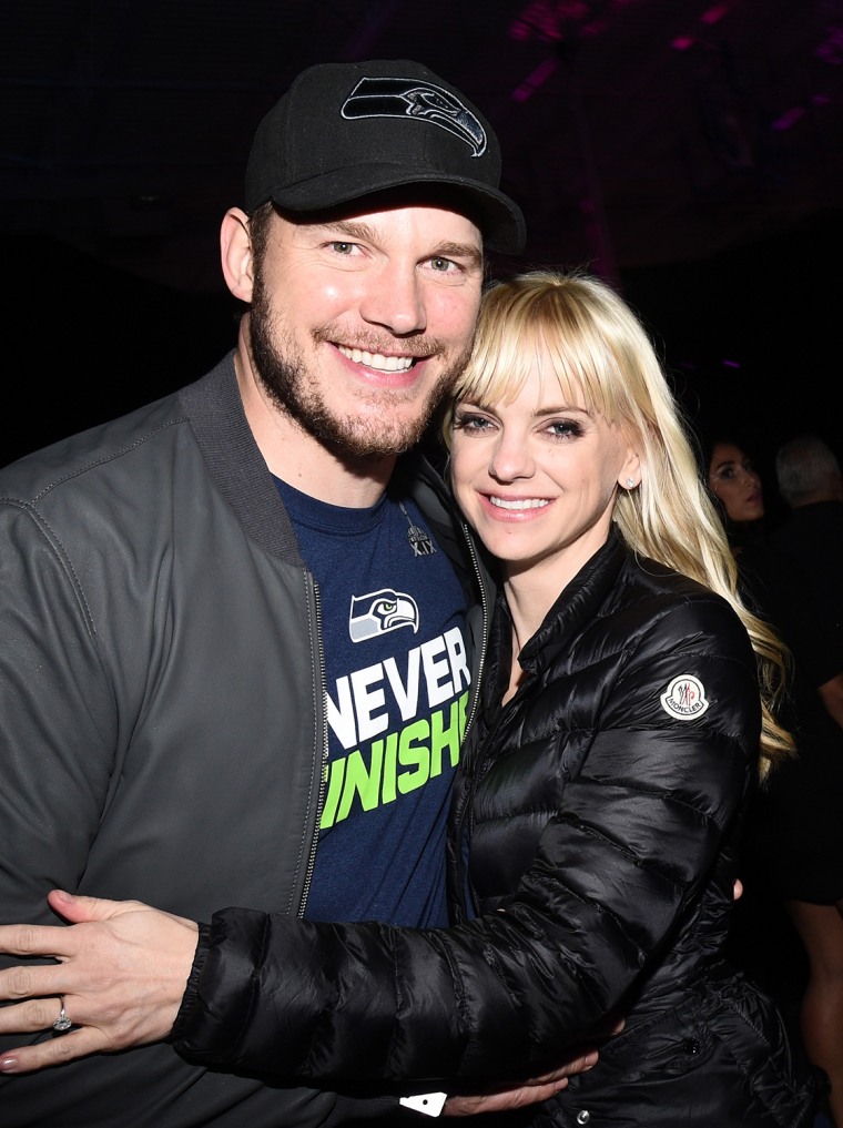 Chris Pratt and Anna Faris