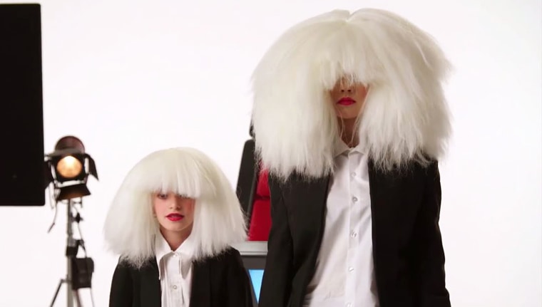 Christina Aguilera impersonates Sia