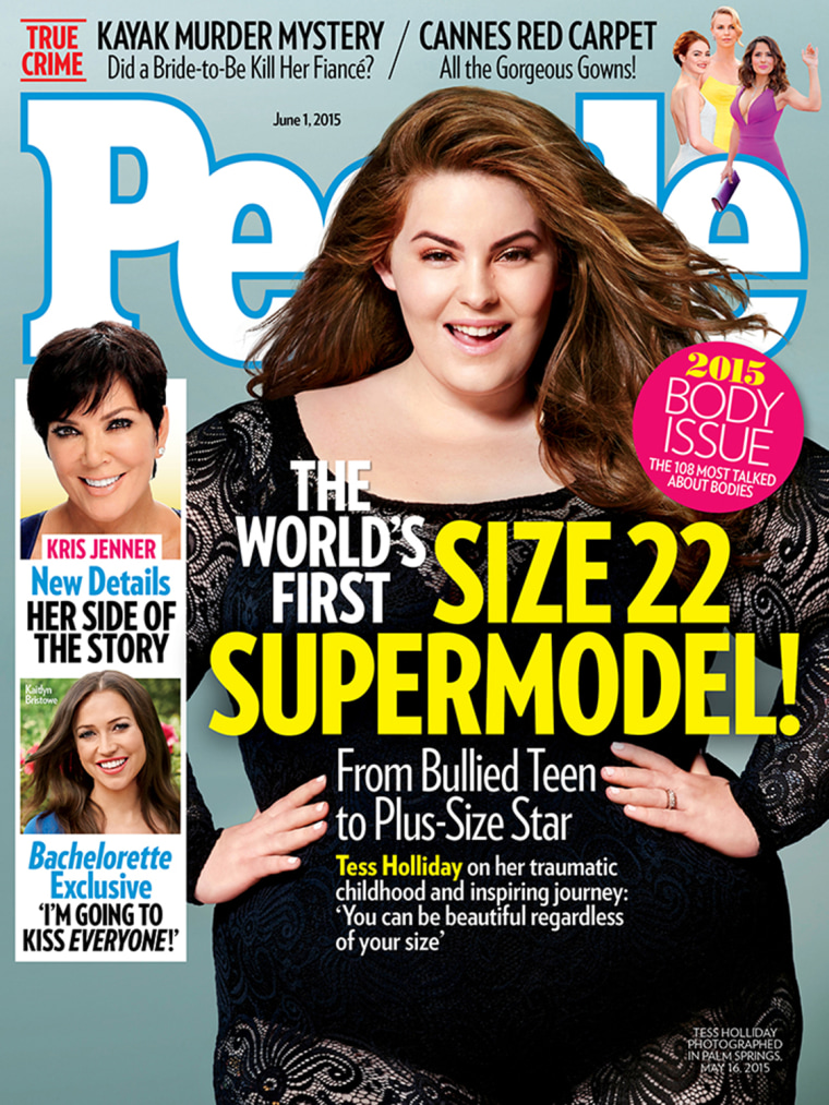 Plus-size model graces cover of fitness magazine 