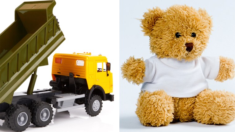 Dump Truck, Teddy Bear