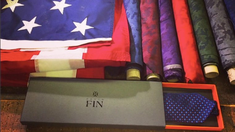 Luxury tie company donates 15% of its proceeds to Hiring Our Heroes