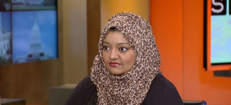 Rabia Chaudry appears on MSNBC's Shift show "The Docket."