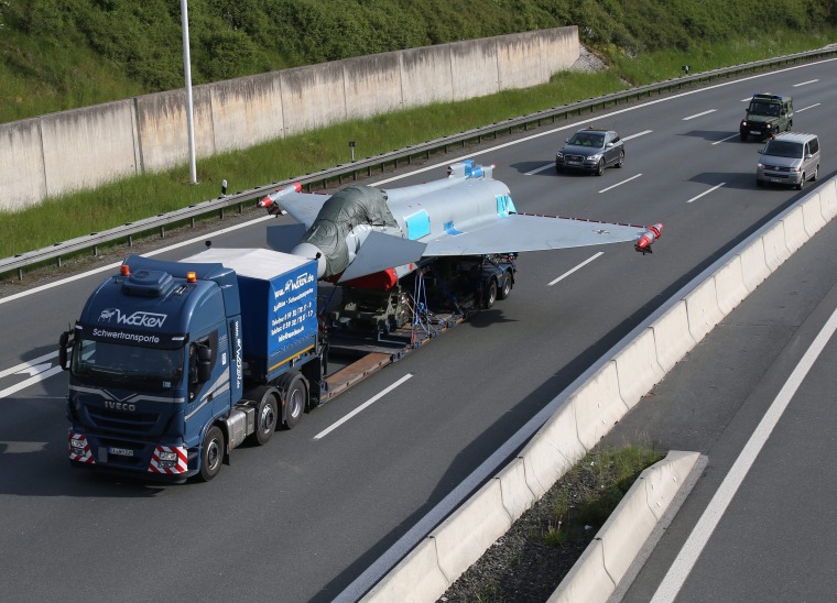 Image: Eurofighter on the Autobahn