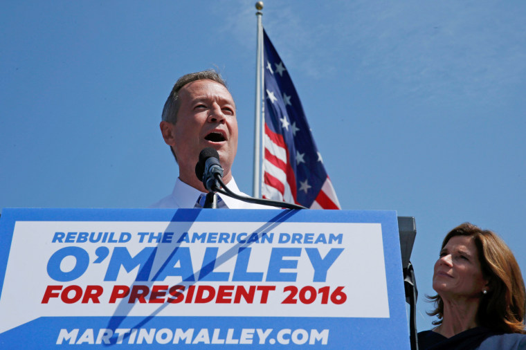 Image: Former Maryland Governor Martin O'Malley announces his intention to seek the Democratic presidential nomination in Baltimore, Maryland