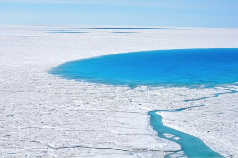 Image: Supraglacial lake