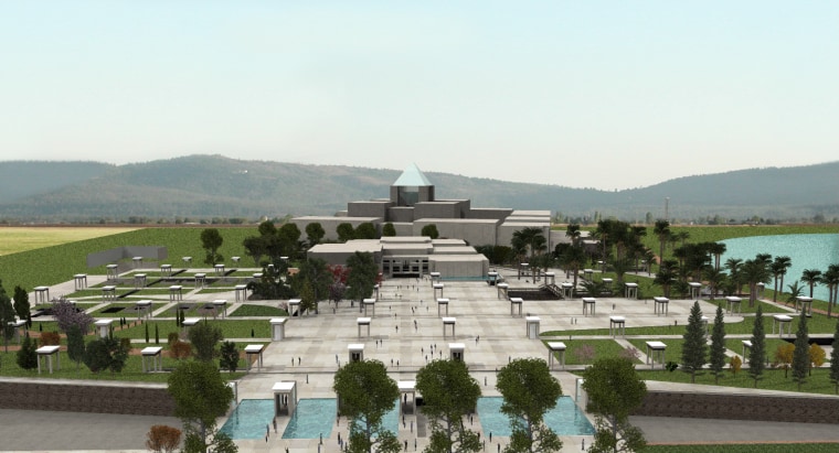 Artist's rendering of the future National Museum of Egyptian Civilization.