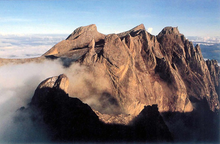 This undated photo shows Mount Kinabalu, South East Asia's highest peak, in East Malaysia's state of Sabah.