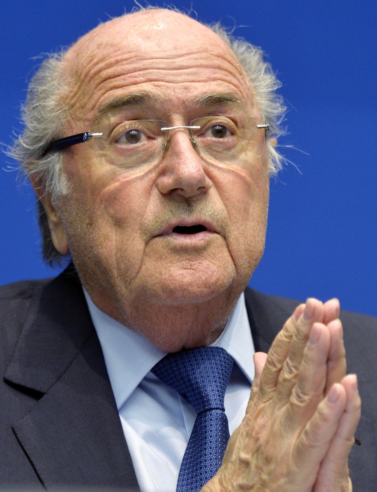 IMAGE: FIFA President Sepp Blatter