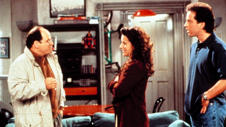 SEINFELD, Jason Alexander, Jerry Seinfeld, Julia Louis-Dreyfus, 1990-1998.