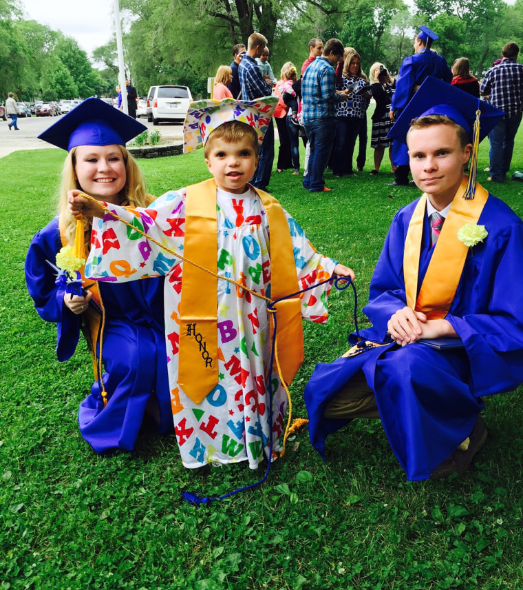 Jordan Planitz has a terminal illness and was given an honorary diploma by Tri-City High School in Buffalo, Illinois