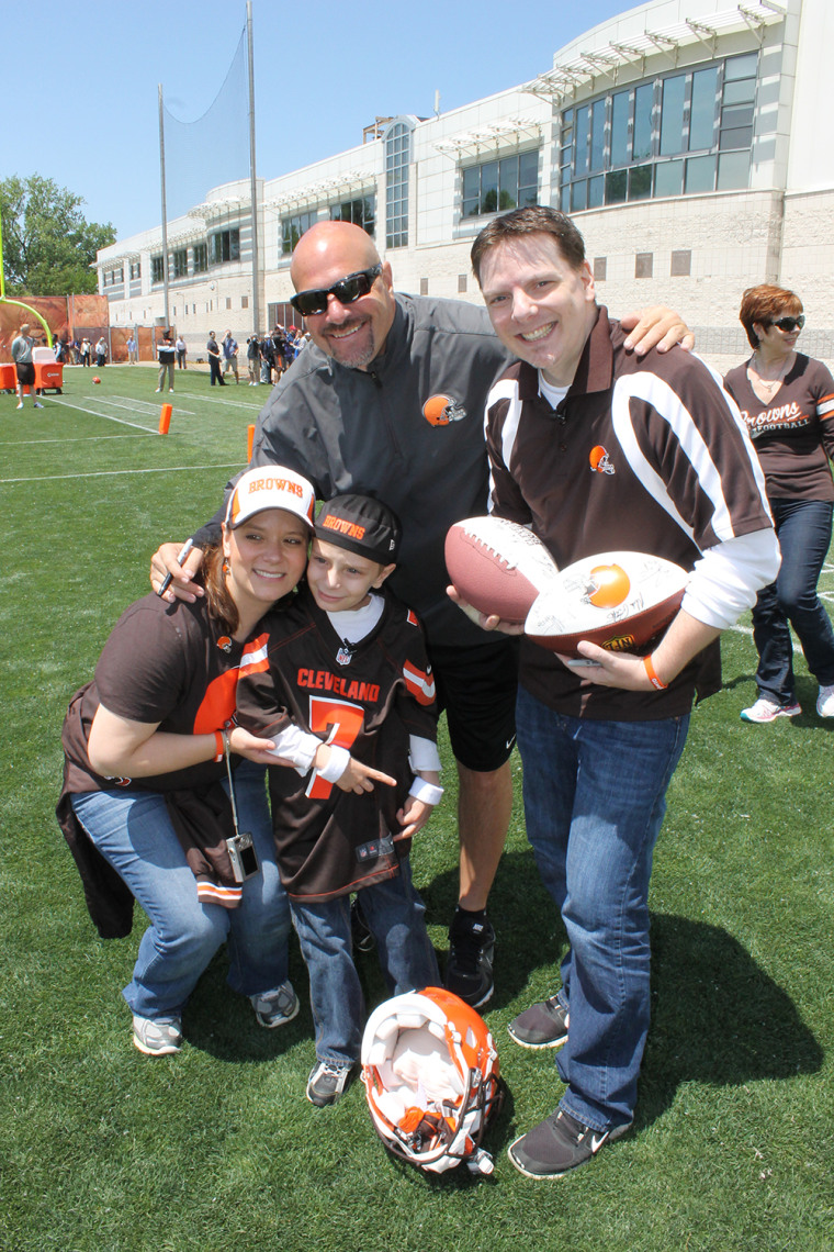 Dylan Sutcliffe with the Cleveland Browns.