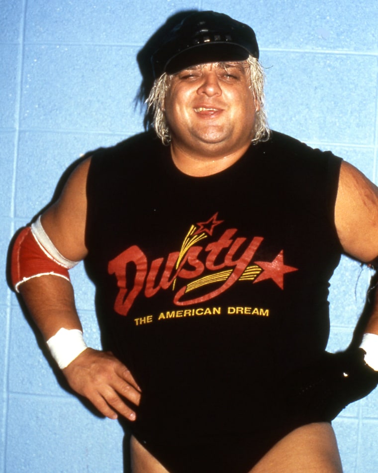 Wrestler Dusty Rhodes in an undated photo.